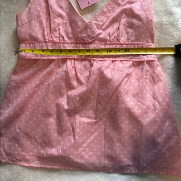 Lilly Pulitzer White Label - Jesse Top - Iced Pink - polka dots - Picture 4 of 7